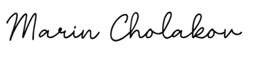 Marin Cholakov signature