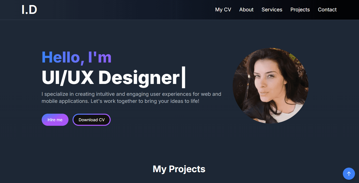 UX/UI Designer Portfolio